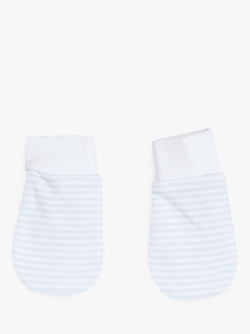 Mini Cuddles Sleepsuits Hat Gloves Set White, imported from the UK