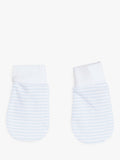 Mini Cuddles Sleepsuits Hat Gloves Set White, imported from the UK