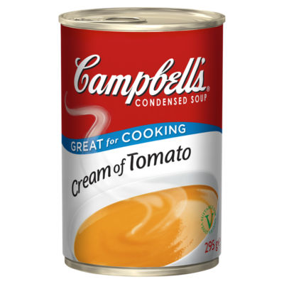 Campbell's Condensed Cream of Tomato Soup Canned Soup 295g
