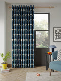 Scion Mr Fox navy eyelet curtains 117cm (British brand)