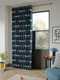 Scion Mr Fox navy eyelet curtains 117cm (British brand)