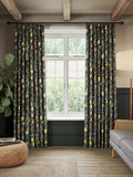 Morris & Co. Fruit curtains ink blue 137x117cm - British product