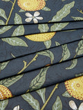 Morris & Co. Fruit curtains ink blue 137x117cm - British product