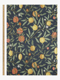 Morris & Co. Fruit curtains ink blue 137x117cm - British product