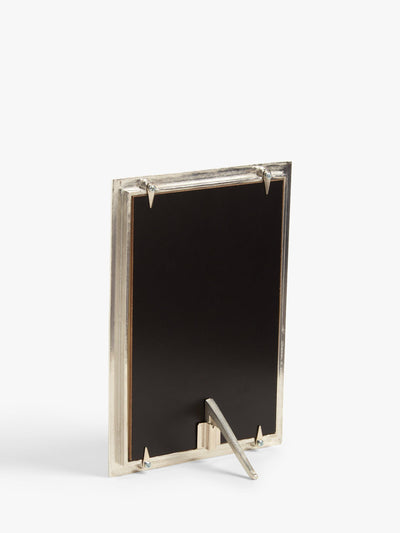 Lancaster and Gibbings Farnblatt Zinn Fotorahmen in Silber