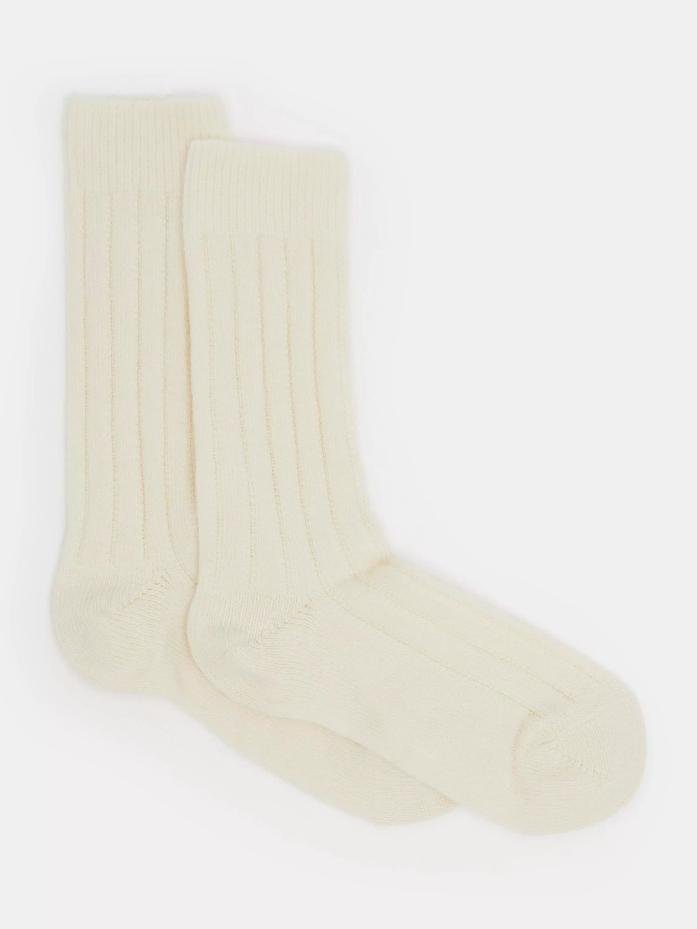 HUSH Murica Cashmere Blend Ribbed Socks, imported from the UK