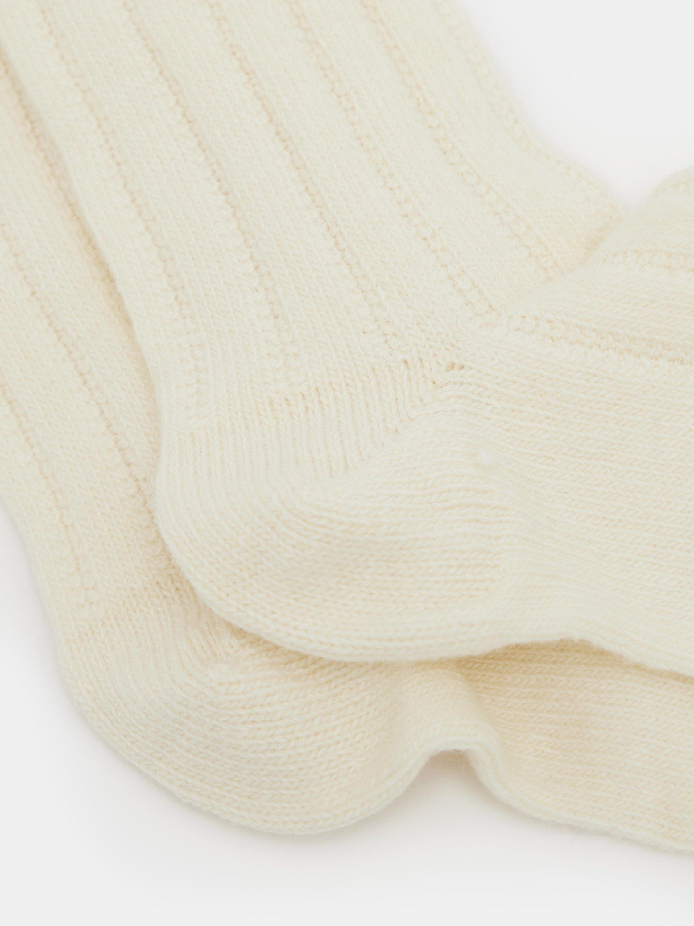HUSH Murica Cashmere Blend Ribbed Socks, imported from the UK