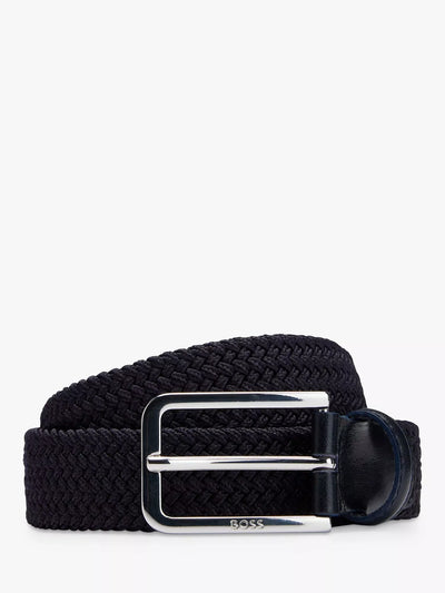 John Lewis HUGO BOSS Clorio Woven Elastic Belt- Buy online at McGrocer