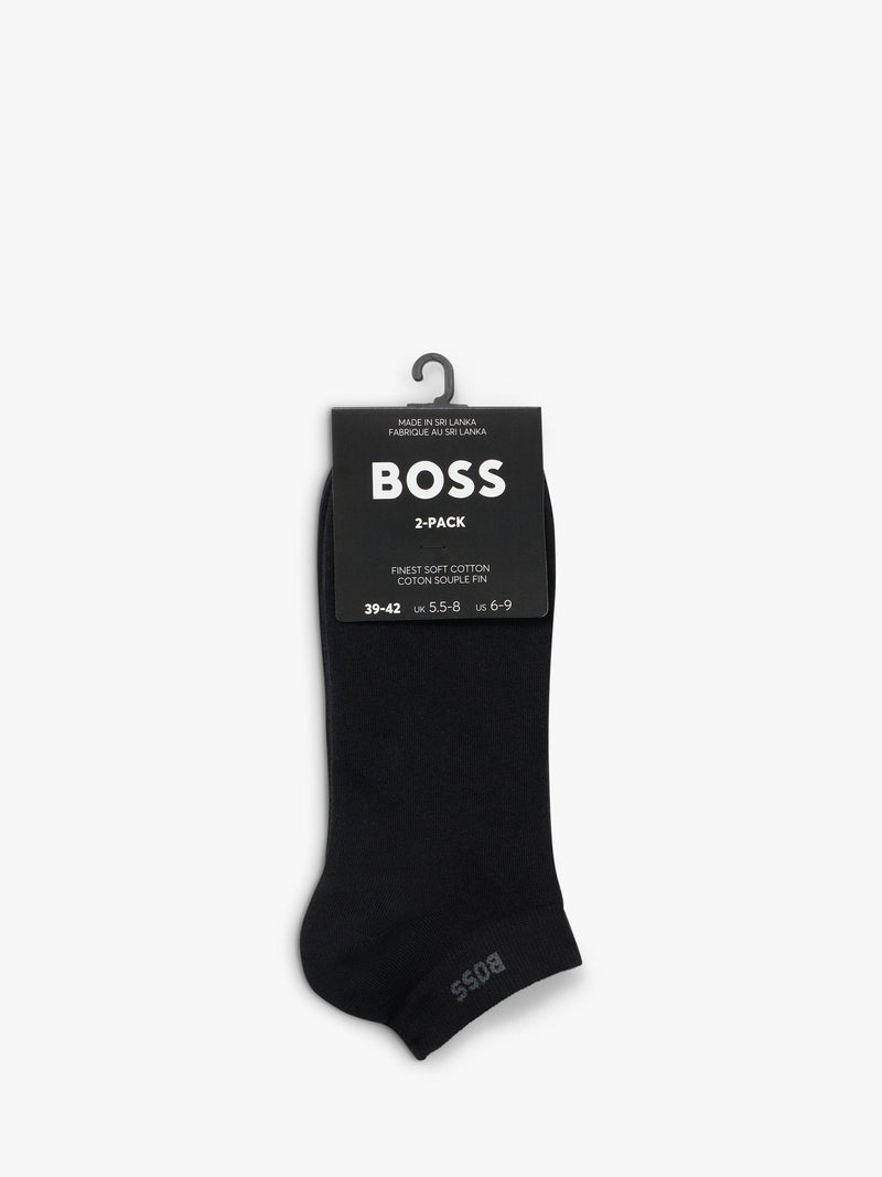 جوارب رياضية بشعار BOSS من HUGO BOSS عبوة من 2 (علامة تجارية بريطانية)