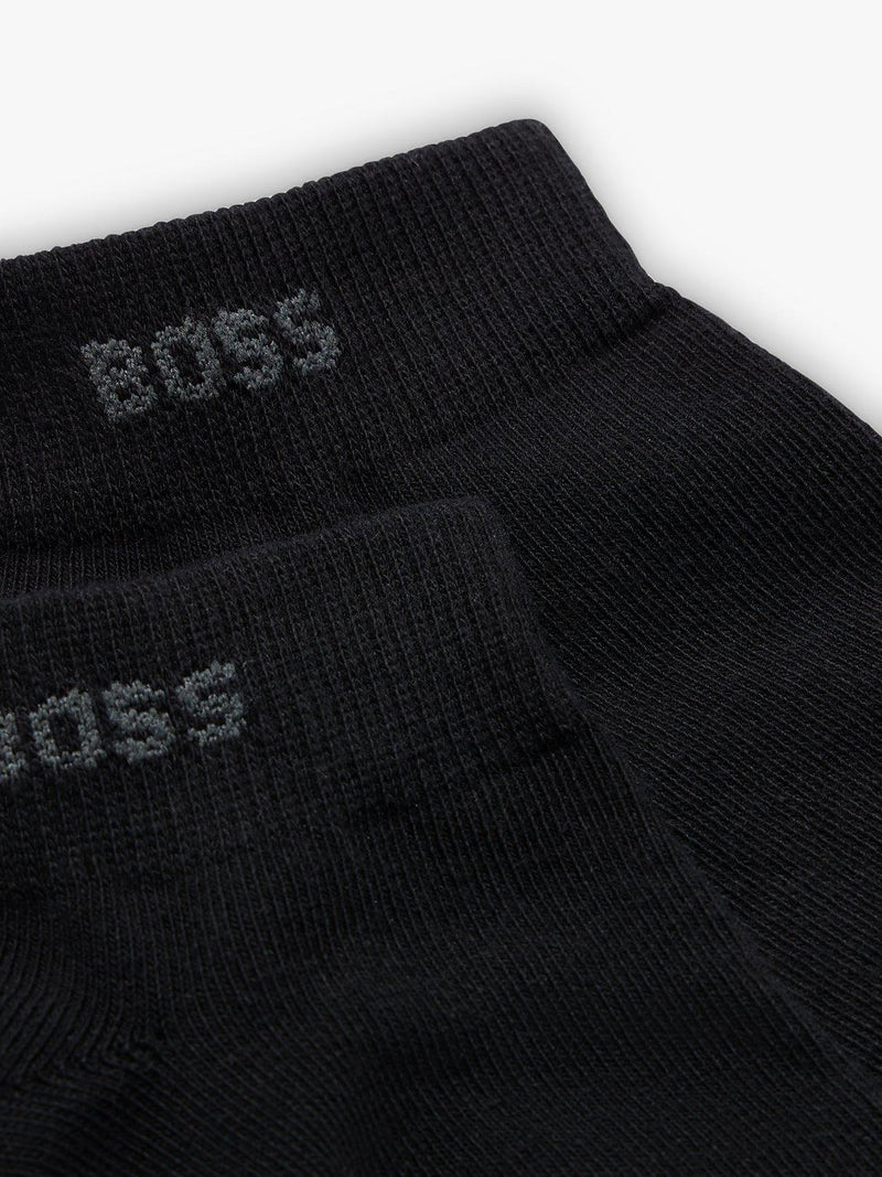 جوارب رياضية بشعار BOSS من HUGO BOSS عبوة من 2 (علامة تجارية بريطانية)