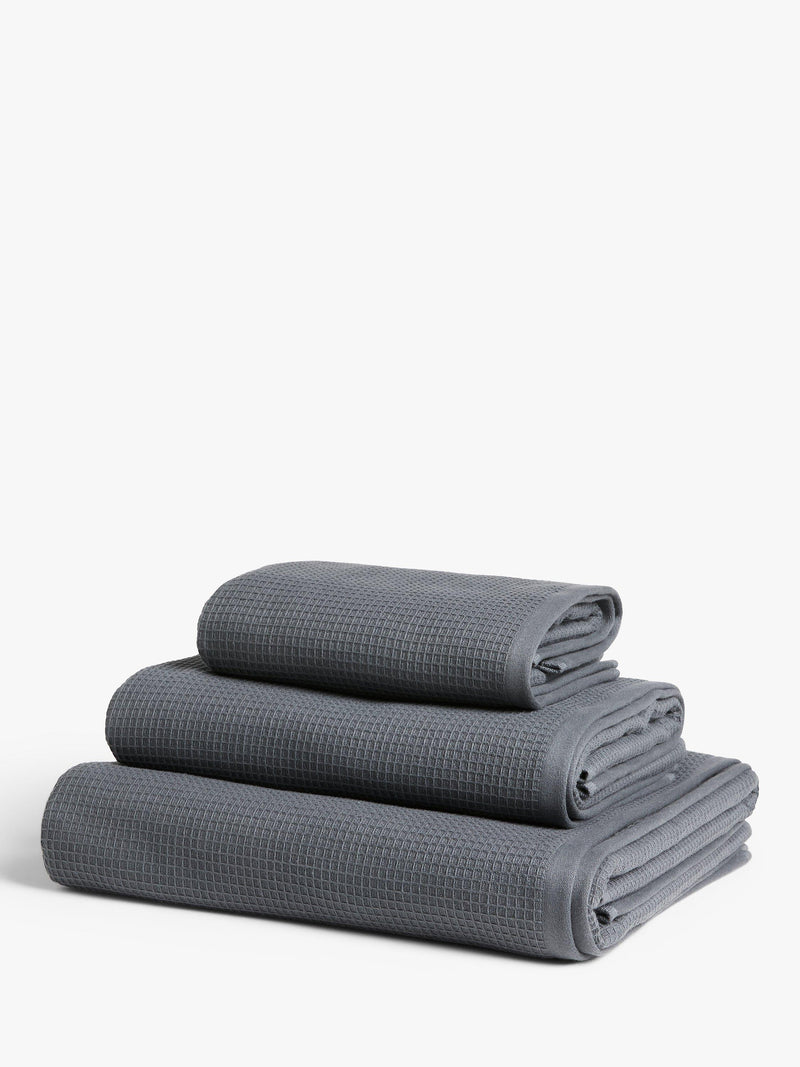 John Lewis spa waffle towels pure cotton 580gsm, UK version
