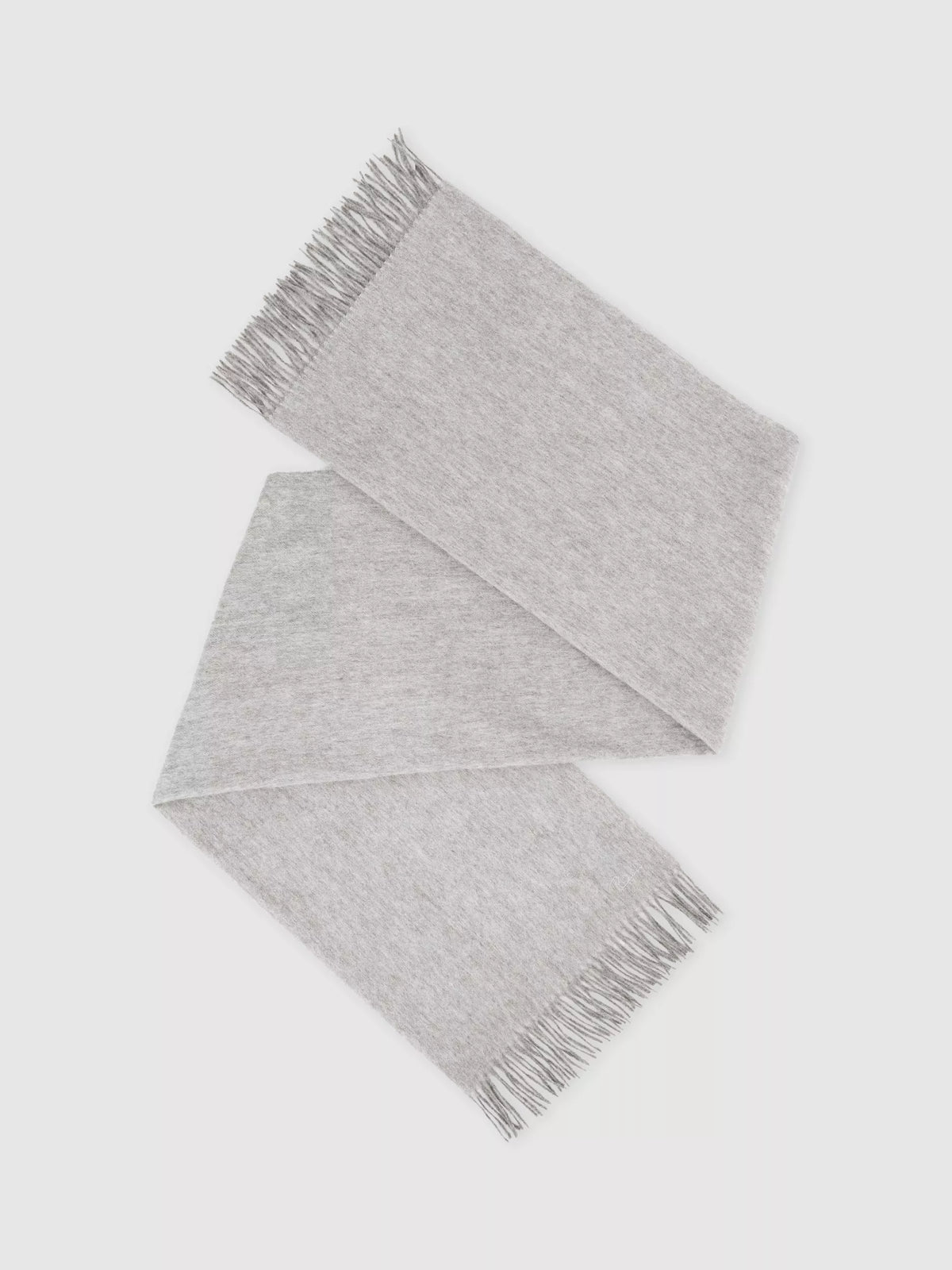 Reiss Picton wool rich scarf plain 70x180cm, imported from the UK
