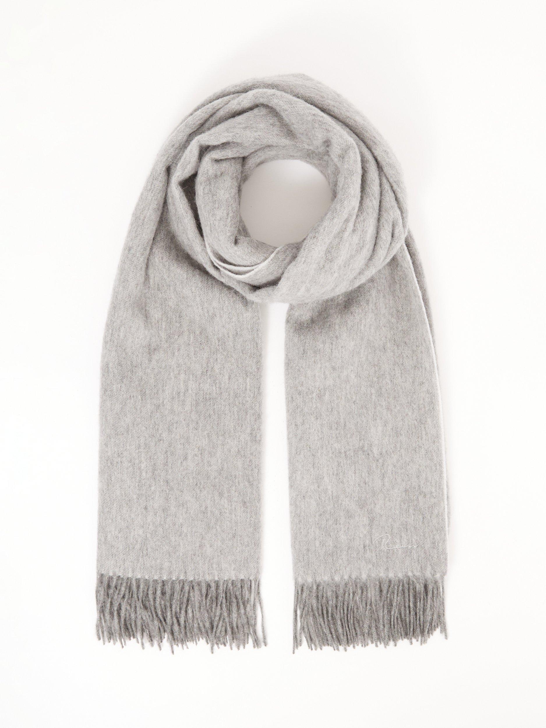 Reiss Picton wool rich scarf plain 70x180cm, imported from the UK