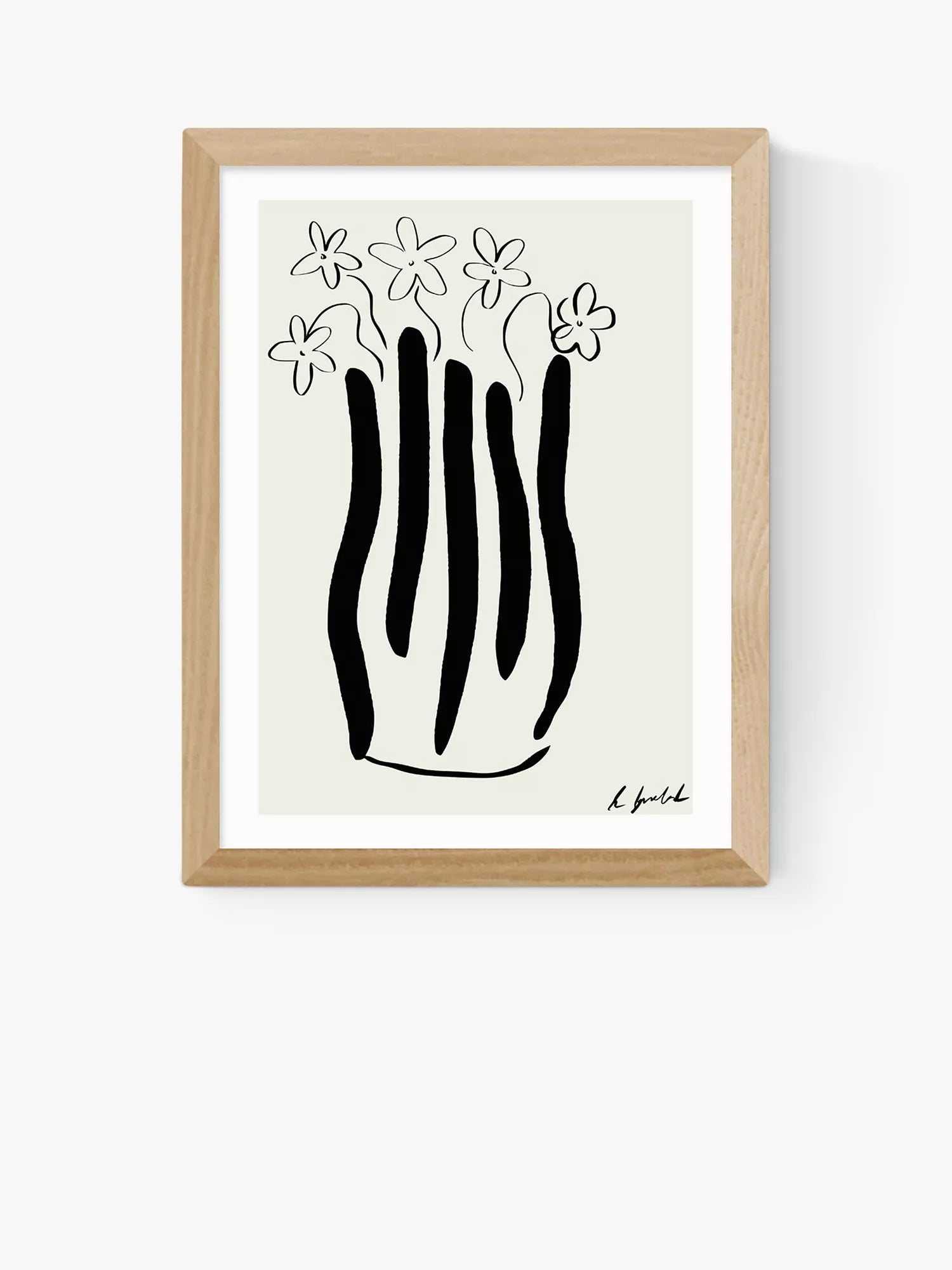 EAST END PRINTS Abstract Vase print 60x80cm - British product