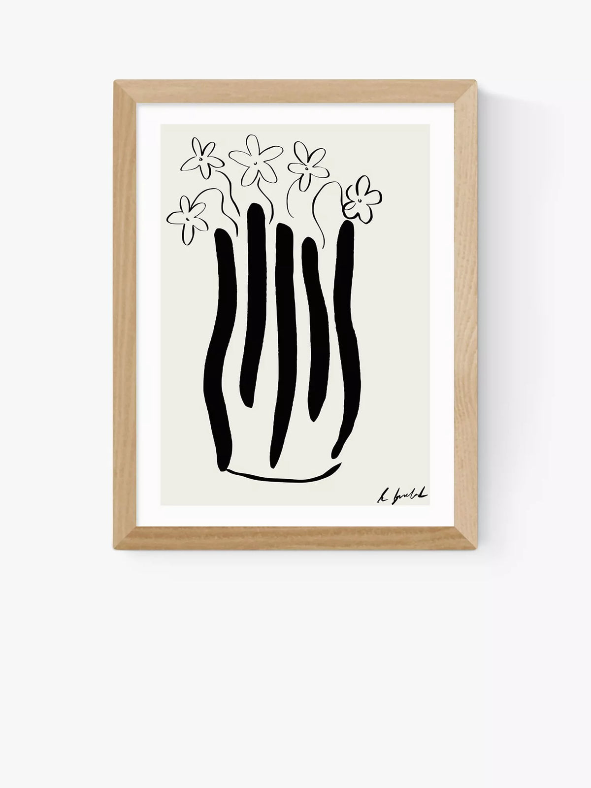 EAST END PRINTS Abstract Vase print 60x80cm - British product
