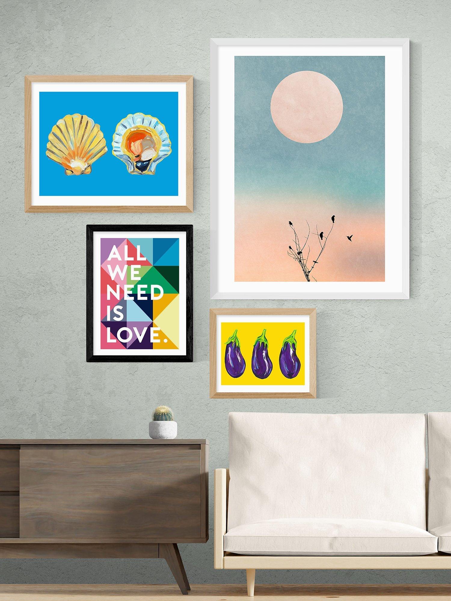 East End Prints Love Print 60x80cm - British product