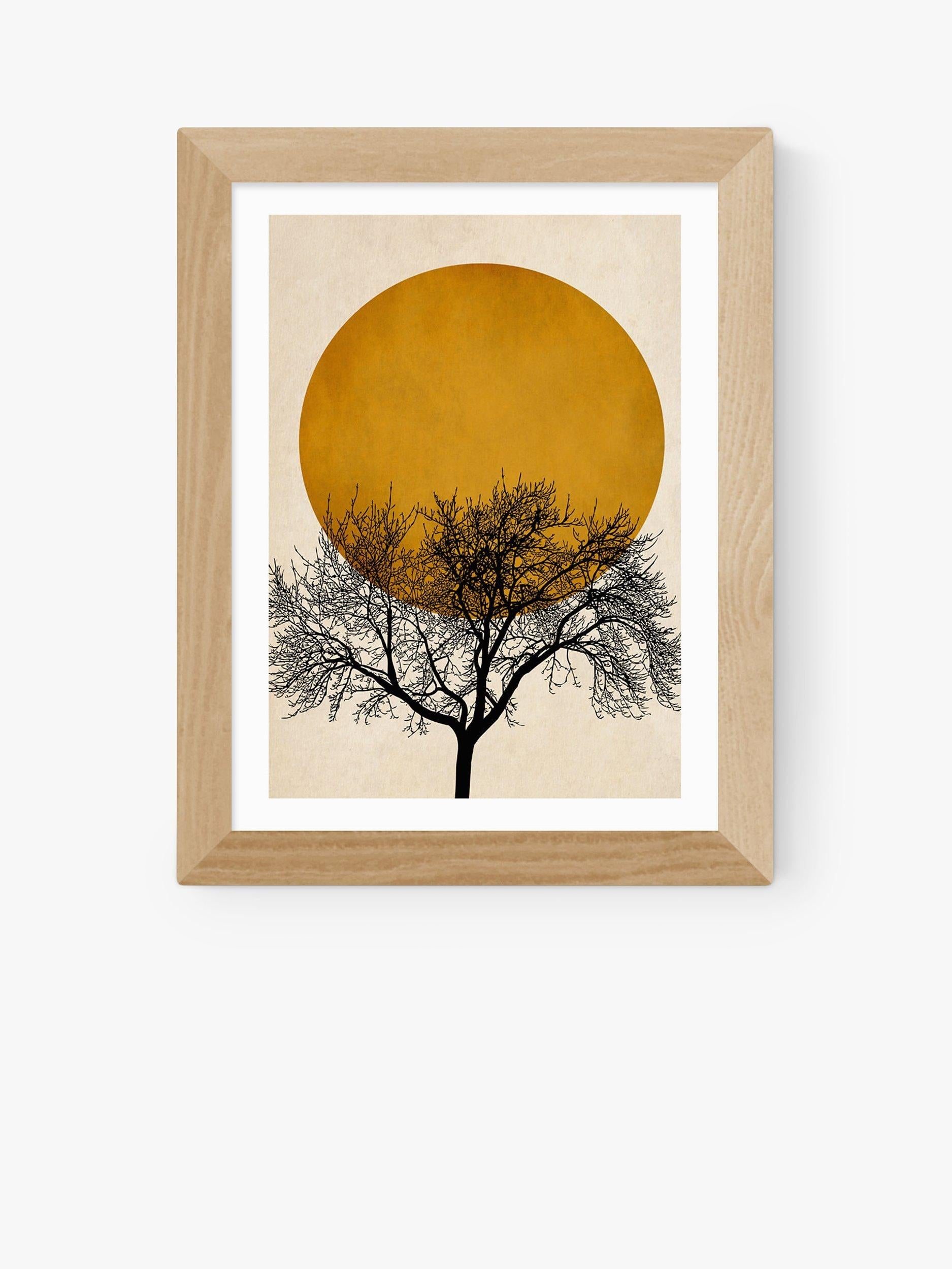 East End Prints Kubistika Framed Print Winter Morning 60x80cm - British product