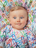 From Babies with Love Lovewall organic muslin swaddle 120cm (British brand)