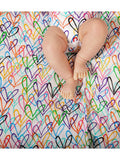 From Babies with Love Lovewall organic muslin swaddle 120cm (British brand)