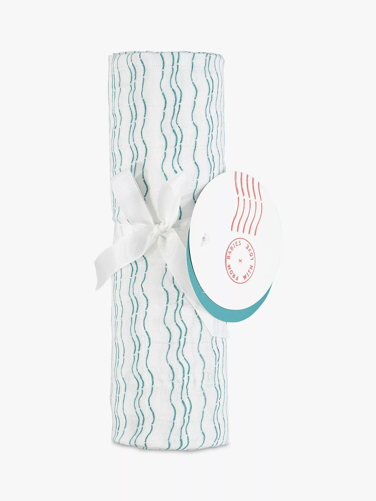 From Babies with Love Waves Of Joy baby shawl 120x120cm (British brand)