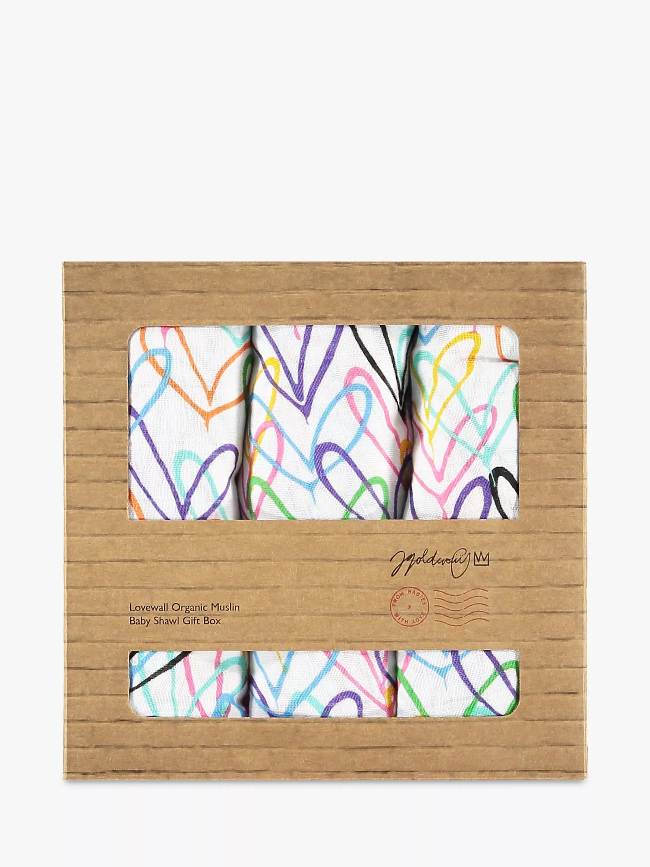 From Babies with Love #Lovewall muslin baby shawls, imported from the UK