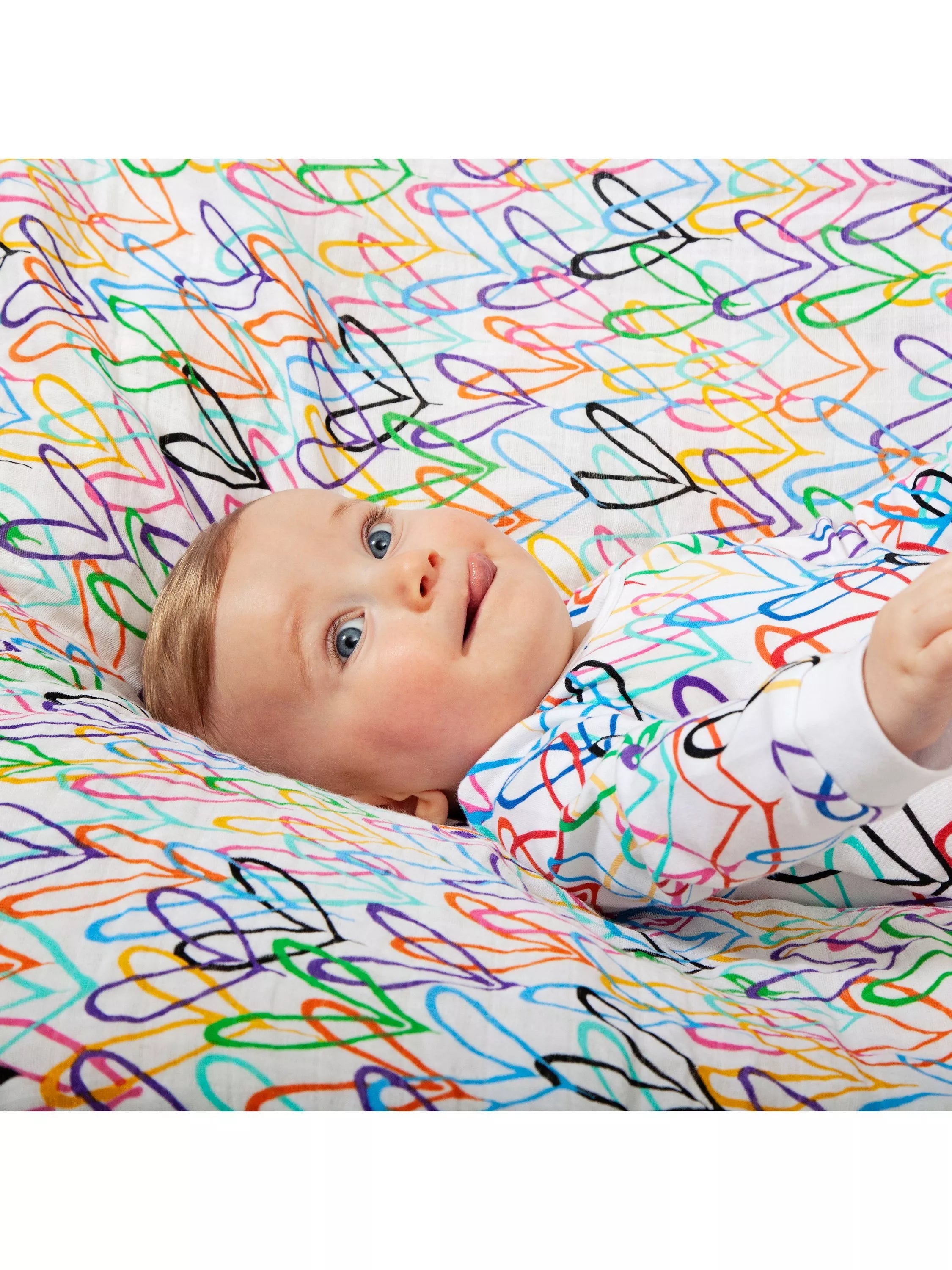 From Babies with Love #Lovewall muslin baby shawls, imported from the UK