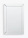 John Lewis bevelled glass wall mirror, clear - (British brand)
