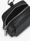 Whistles leather mini bag keyring, imported from the UK