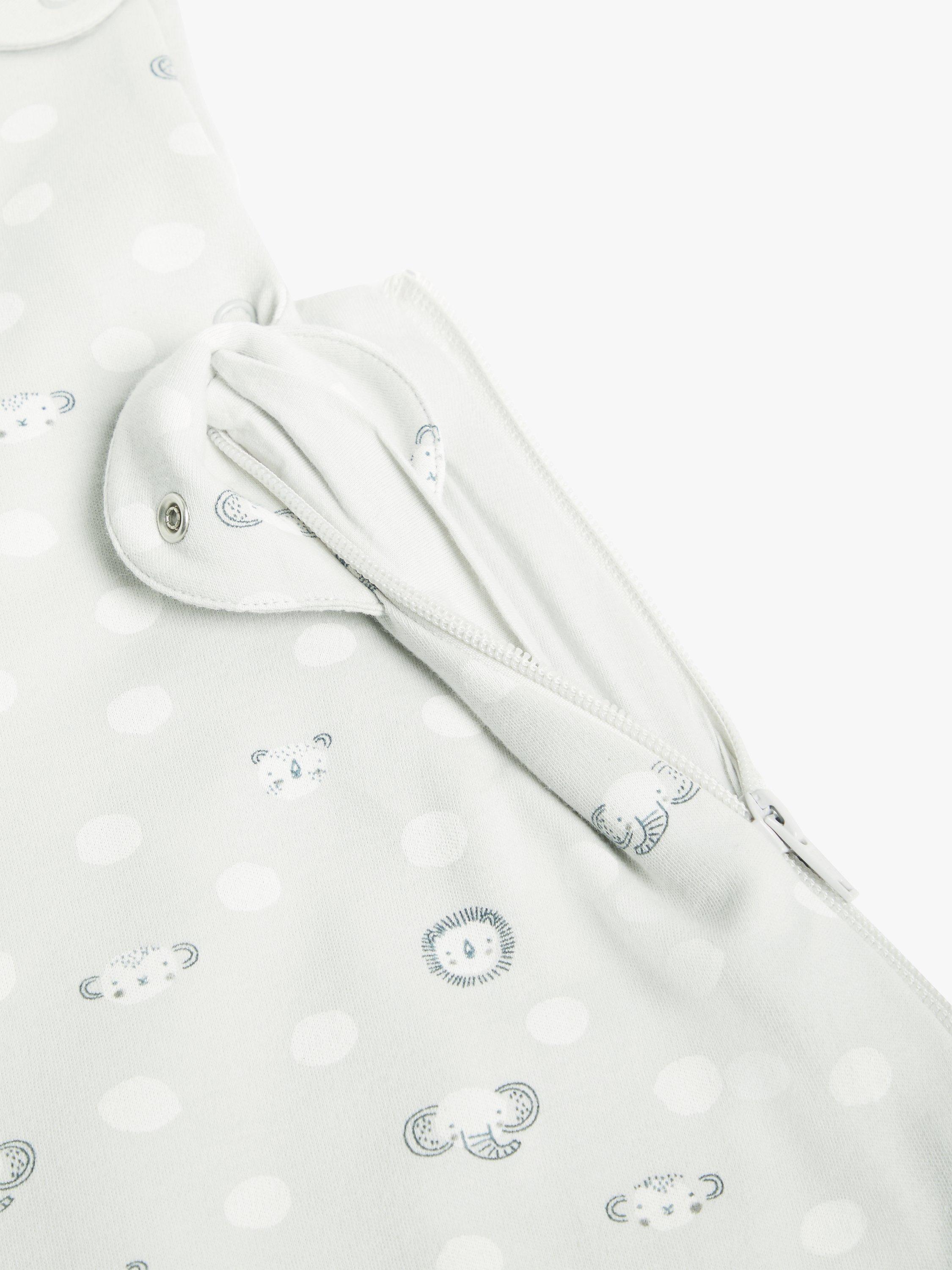 John Lewis Safari print baby sleeping bag pack of 2, UK version