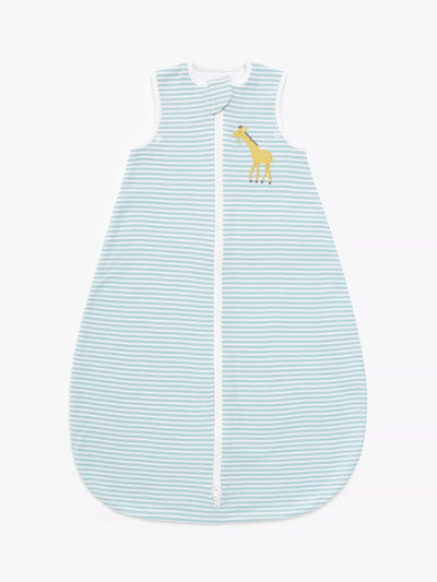 John Lewis John Lewis Stripe Giraffe Baby Sleeping Bag 0.5 Tog Blue- Buy online at McGrocer