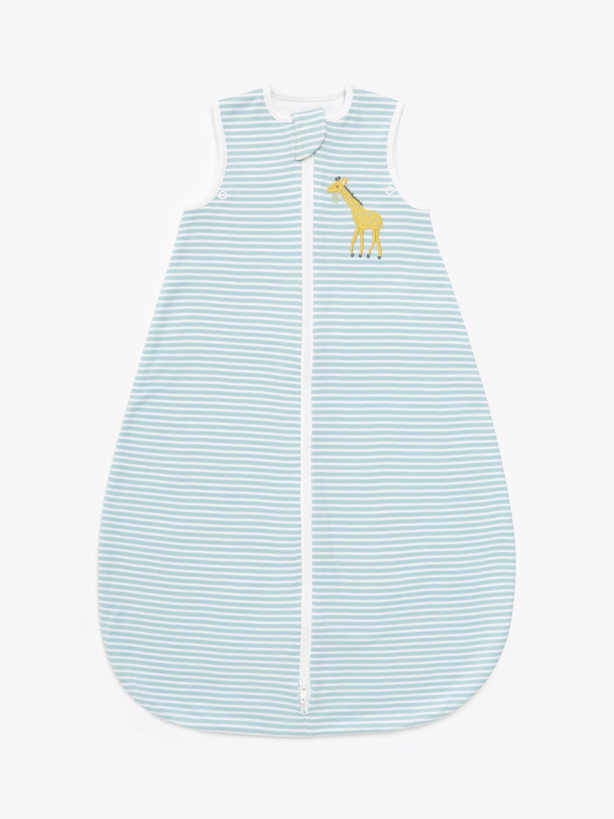 John Lewis stripe giraffe baby sleeping bag 0.5 Tog blue, UK version