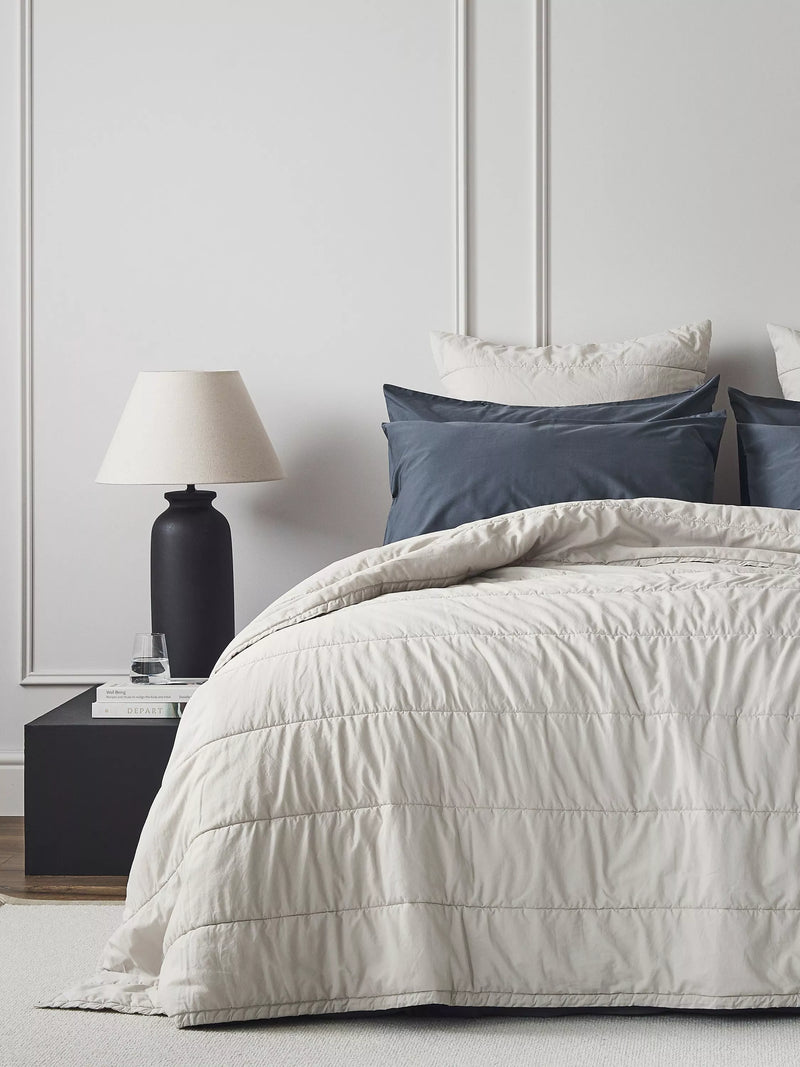 Bedfolk cotton quilted bedspread double size 230x220cm (British brand)