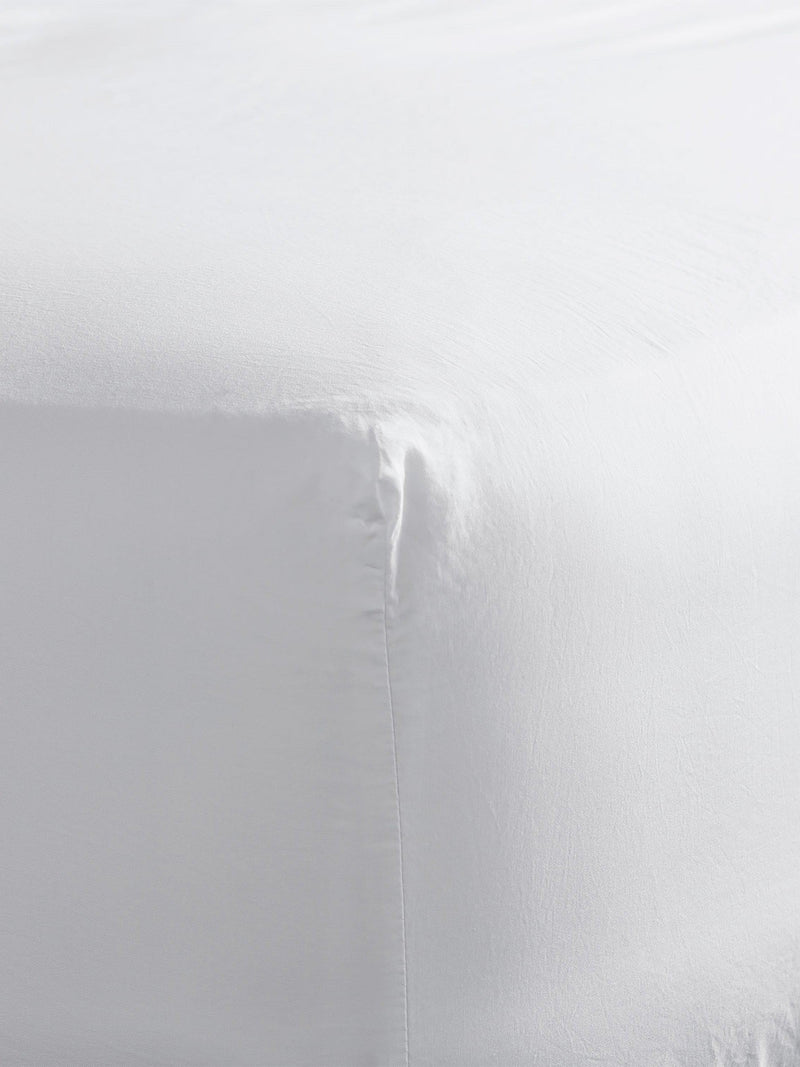Bedfolk Relaxed Cotton Deep Fitted Sheet Double - British product