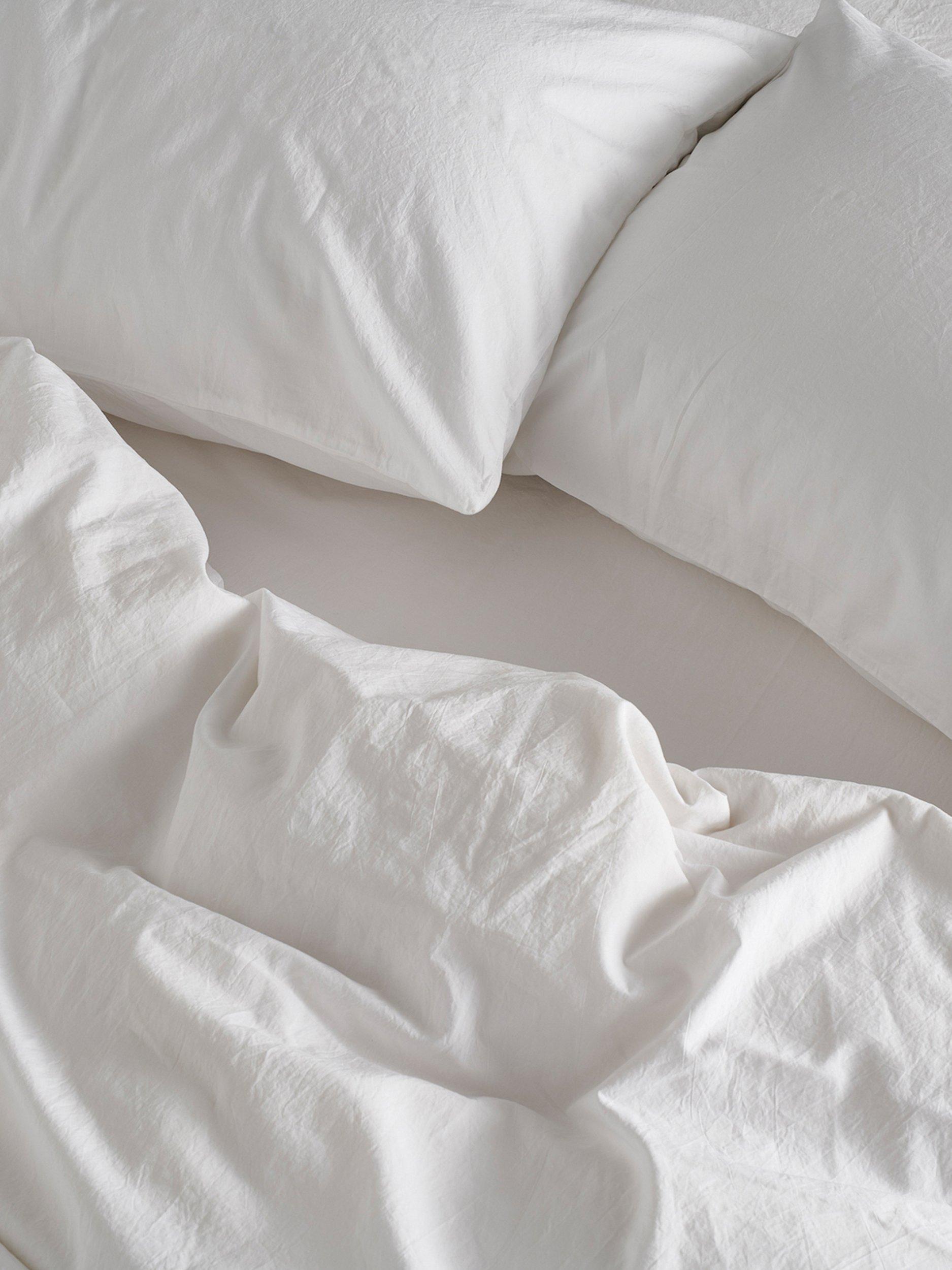 Bedfolk Relaxed Cotton Deep Fitted Sheet Double - British product