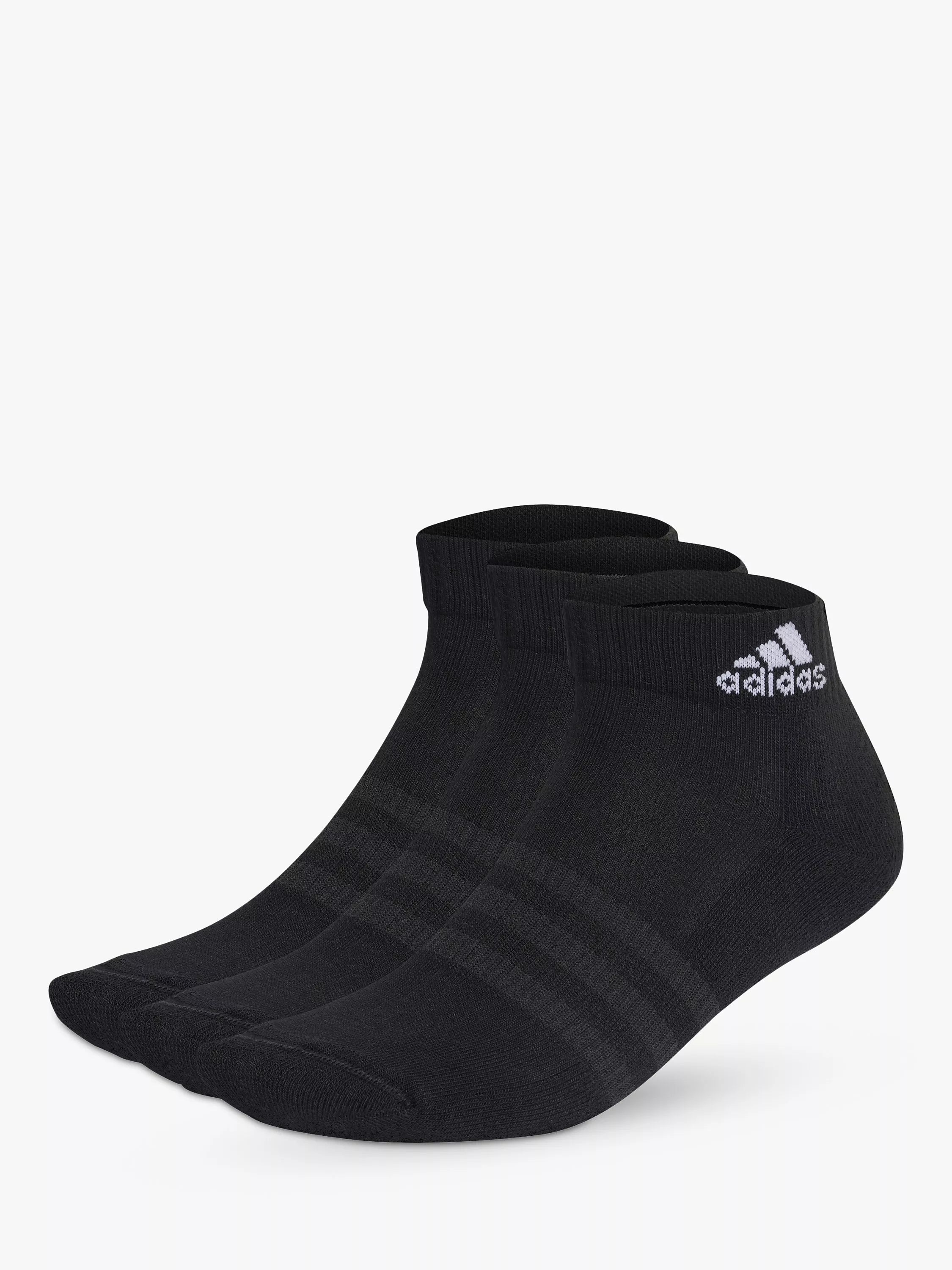 adidas cushioned ankle gym socks pack of 3 - British product