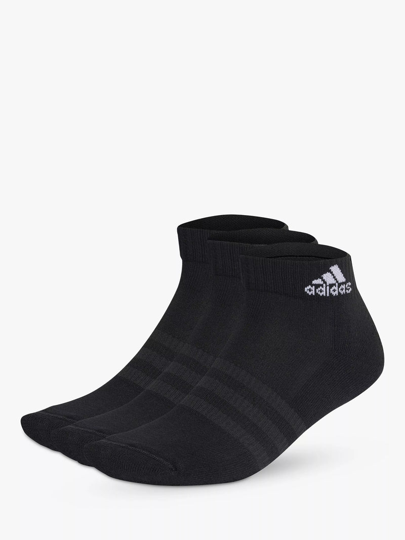 adidas cushioned ankle gym socks pack of 3 - British product