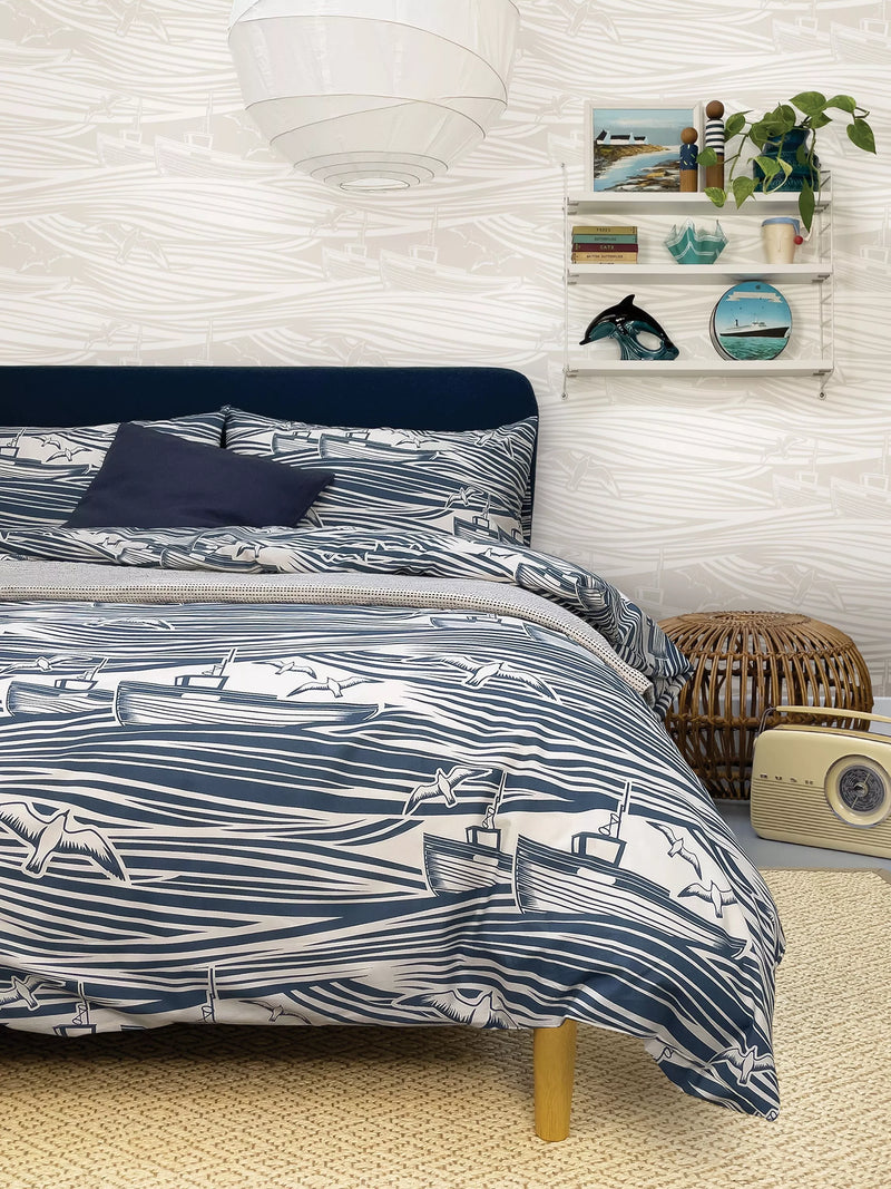 Mini Moderns Whitby duvet cover set 100% cotton (British brand)