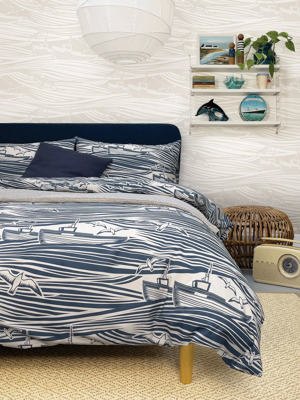 Mini Moderns Whitby duvet cover set 100% cotton (British brand)