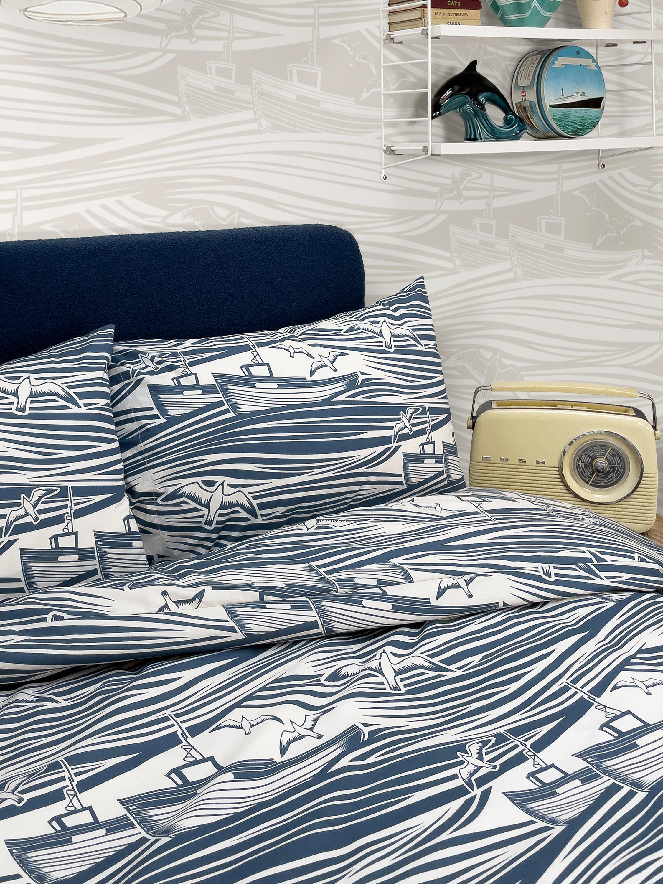 Mini Moderns Whitby duvet cover set 100% cotton (British brand)