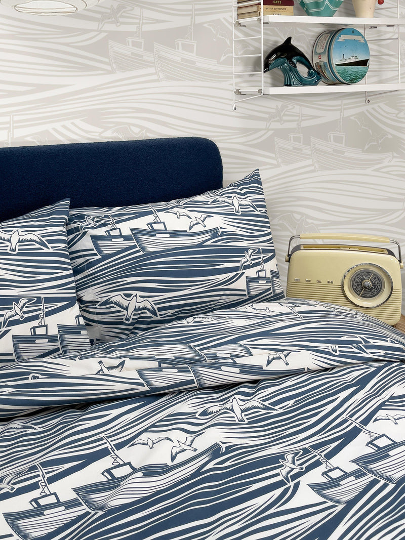 Mini Moderns Whitby duvet cover set 100% cotton (British brand)