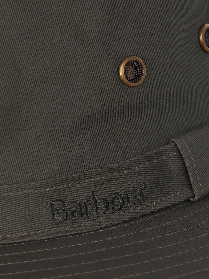 Barbour Dawson Safari Hat Olive - UK version