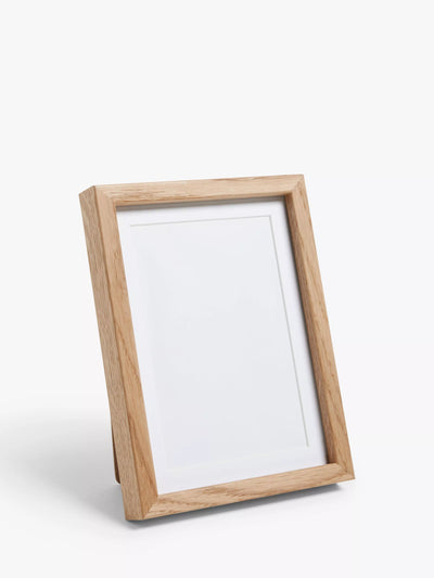 John Lewis John Lewis Fine Oak Wood Photo Frame and Mount Natural 8x10 inch- Buy online at McGrocer