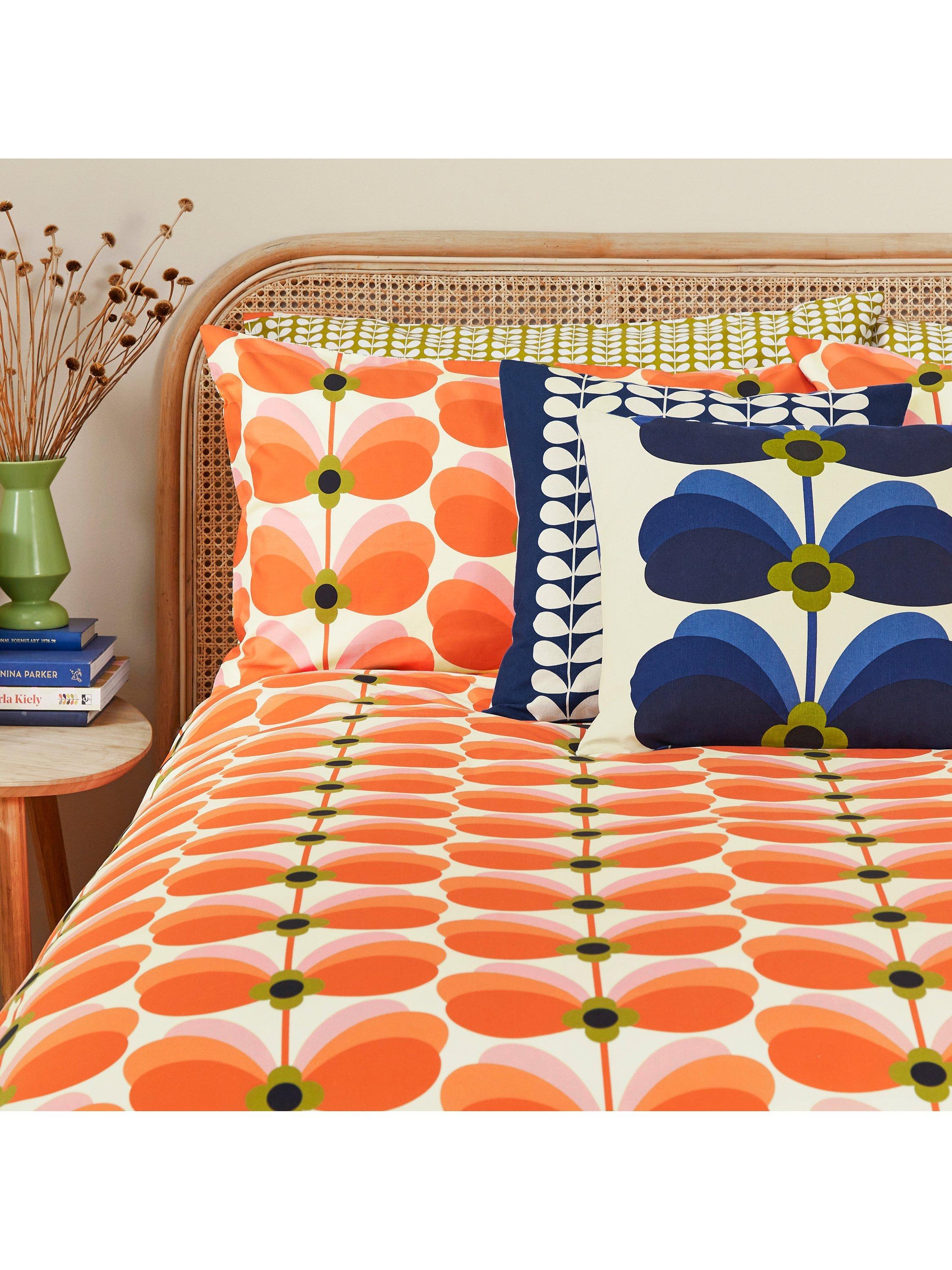 Orla Kiely Butterfly Stem duvet cover set single, imported from the UK
