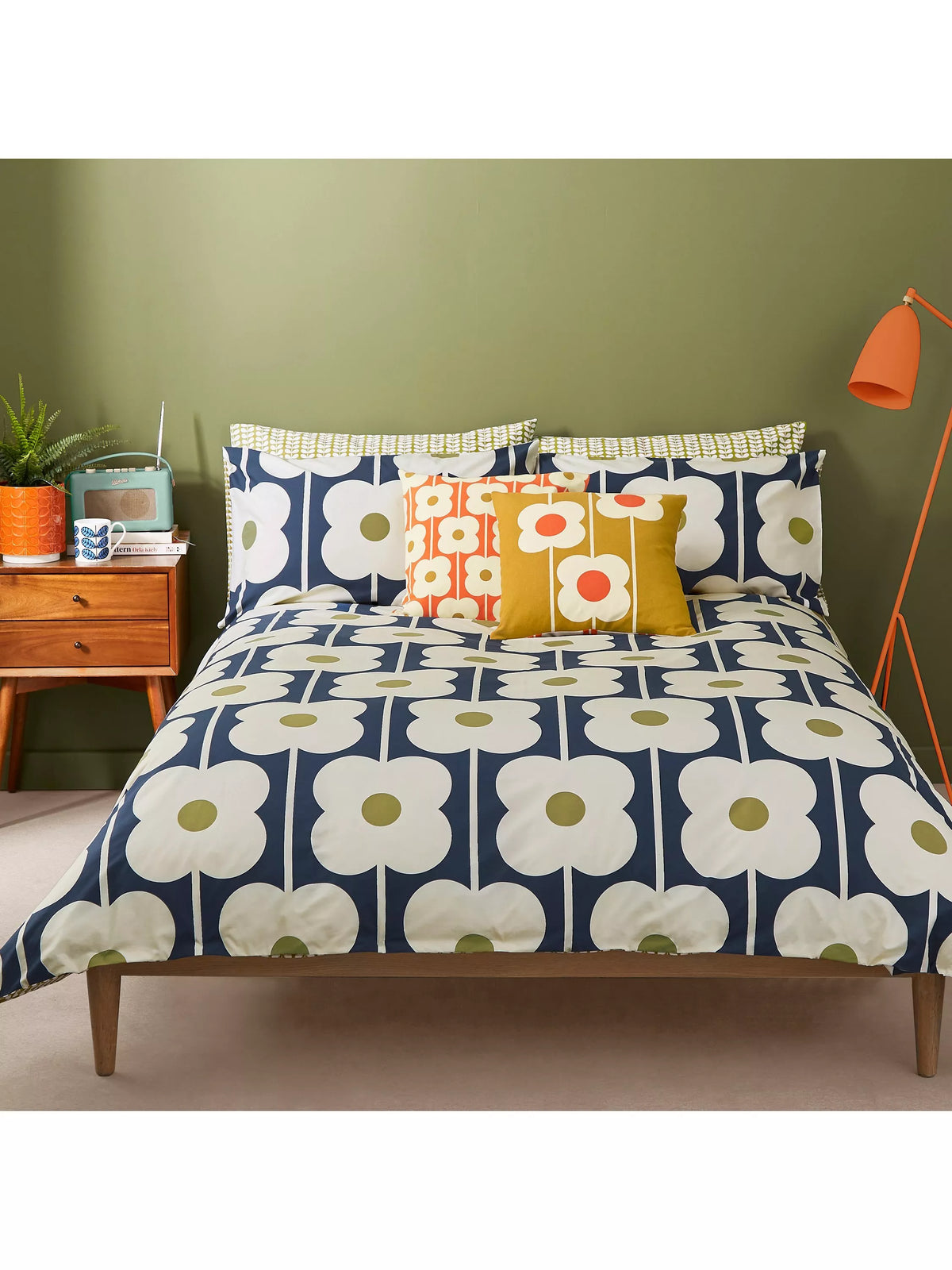 Orla Kiely floral king duvet cover set, UK version