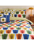 Orla Kiely Tulip floral duvet cover set king size (British brand)