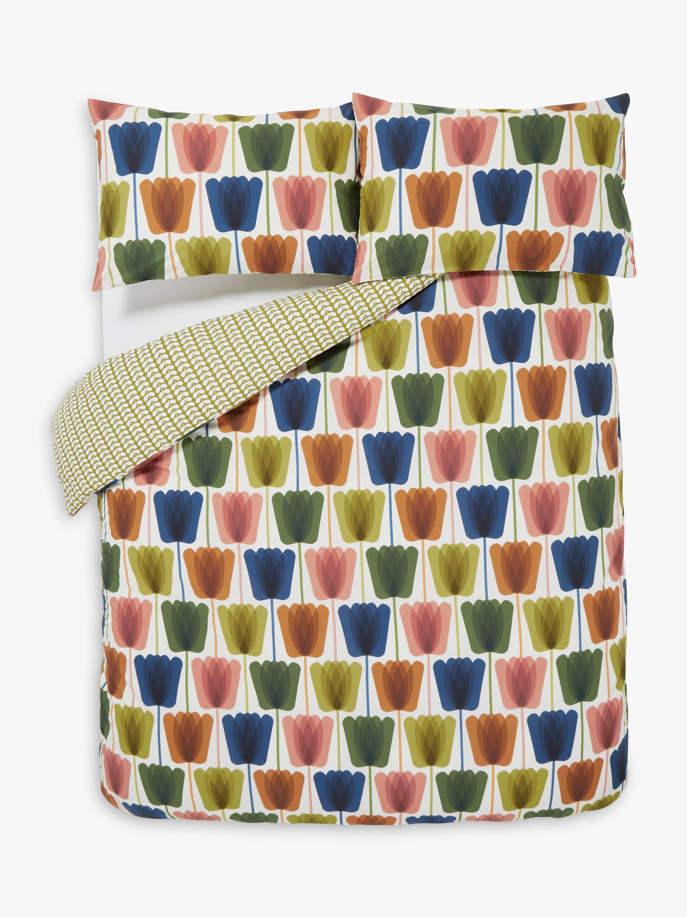 Orla Kiely Tulip floral duvet cover set king size (British brand)