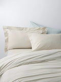 John Lewis Pure Cotton Percale Pair Standard Pillowcase, Natural