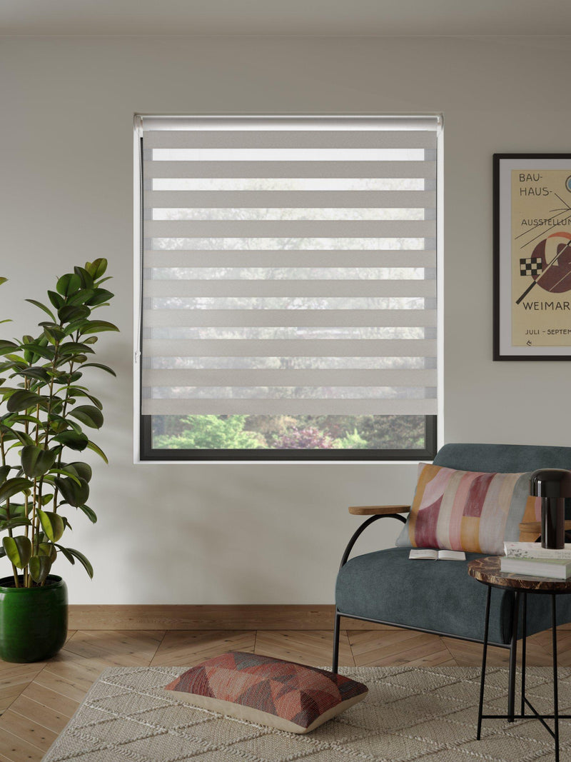 John Lewis day and night roller blind in white, UK version