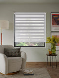 John Lewis Day and Night Roller Blind, White, W122 x Drop 190cm
