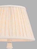 John Lewis soft pleat lampshade natural 25cm (British brand)